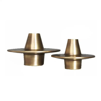 Modern golden geometry metal handicraft vase living room decor