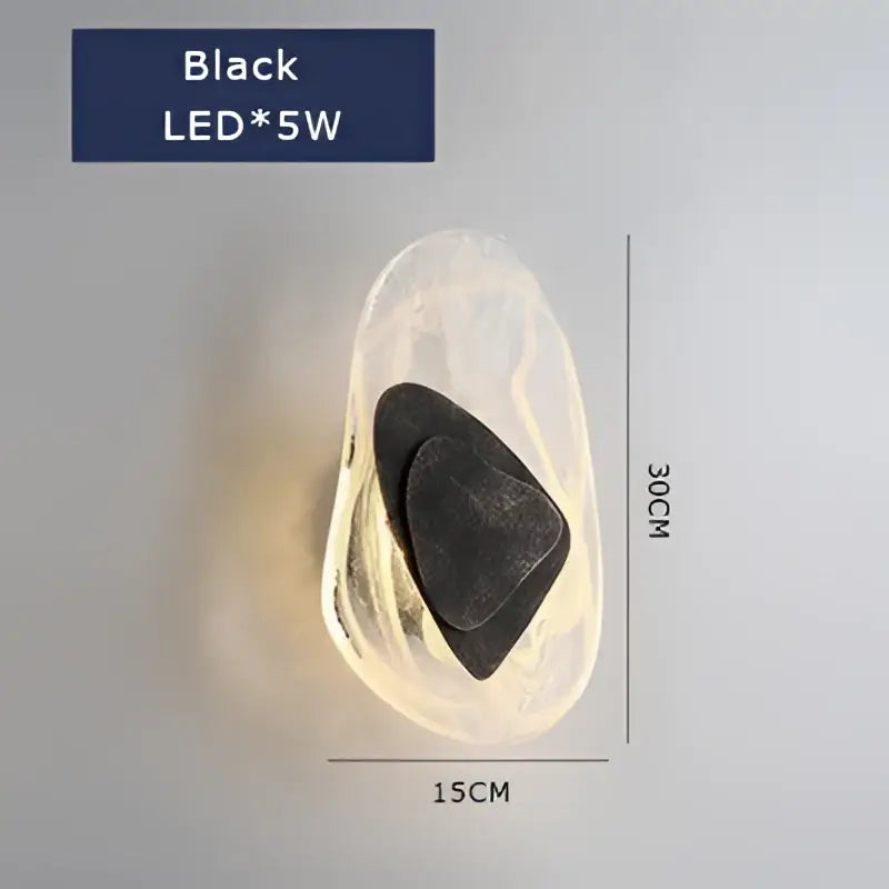Modern golden led cloud wall lamp for bedroom decor
