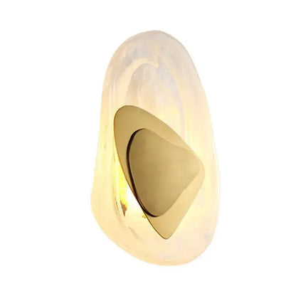 Modern golden led cloud wall lamp for bedroom decor
