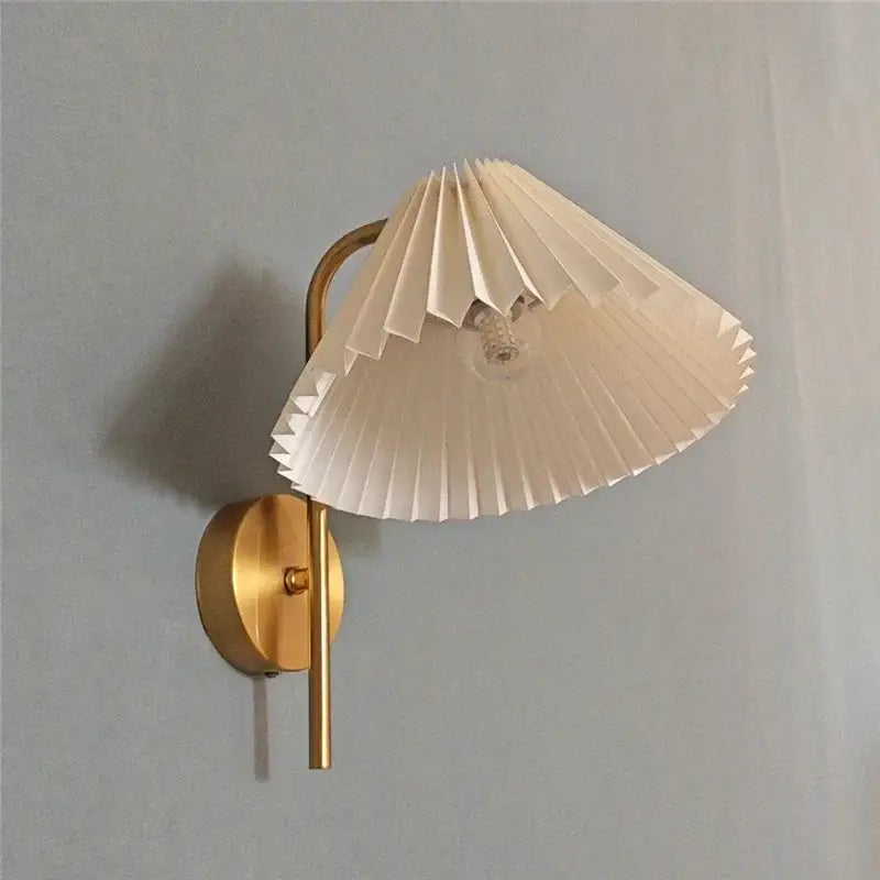 Modern golden led reading wall lamp bedroom minimalist spotlight