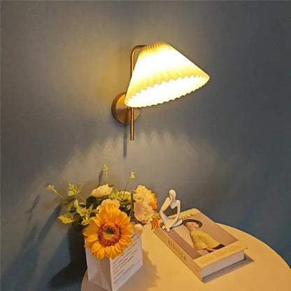 Modern golden led reading wall lamp bedroom minimalist spotlight