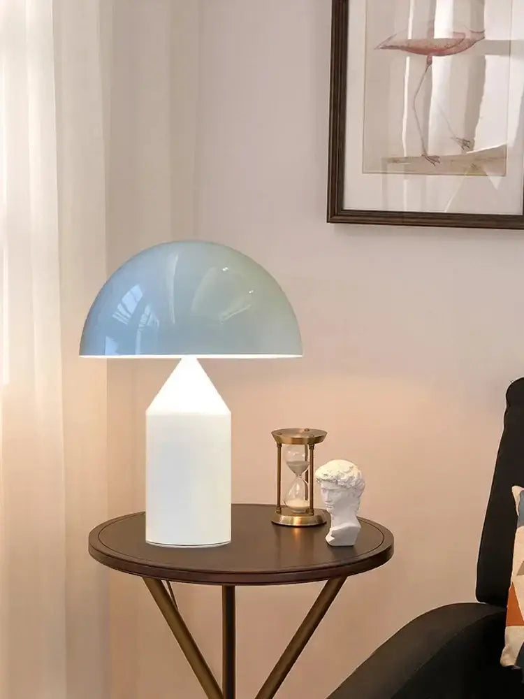 Modern golden mushroom led desk lamp bedroom reading light