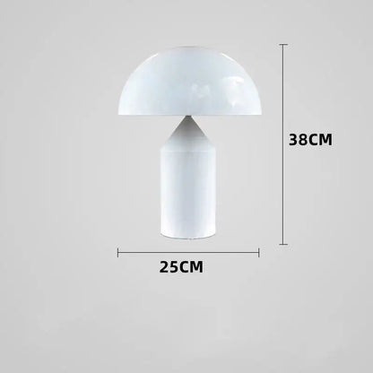 Modern golden mushroom led desk lamp bedroom reading light