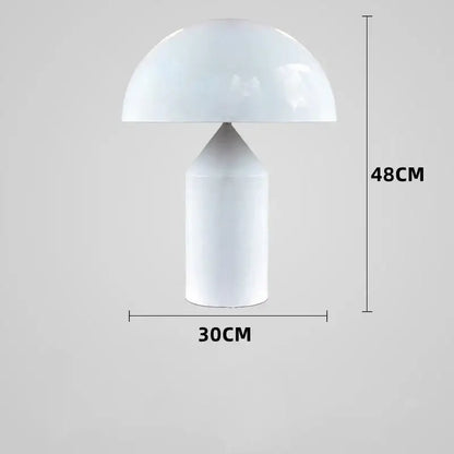 Modern golden mushroom led desk lamp bedroom reading light