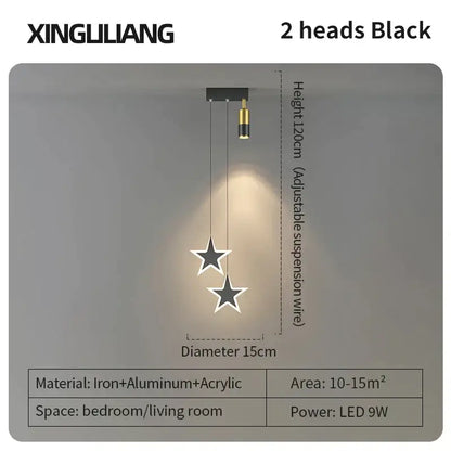 Modern golden pendant chandelier living room sleek cylindrical light