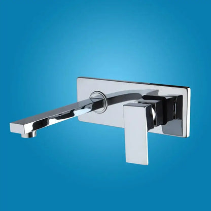 Modern golden polished wall mount faucet bathroom hot cold mixer