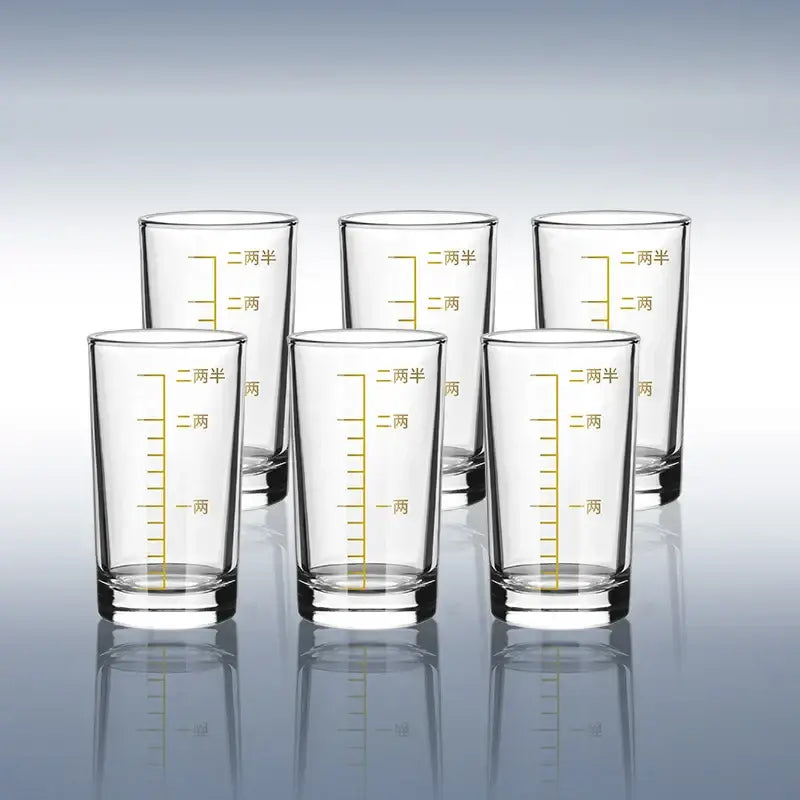 Modern graduated glass spirit set dining room brandy cups