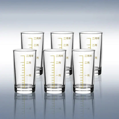 Modern graduated glass spirit set dining room brandy cups
