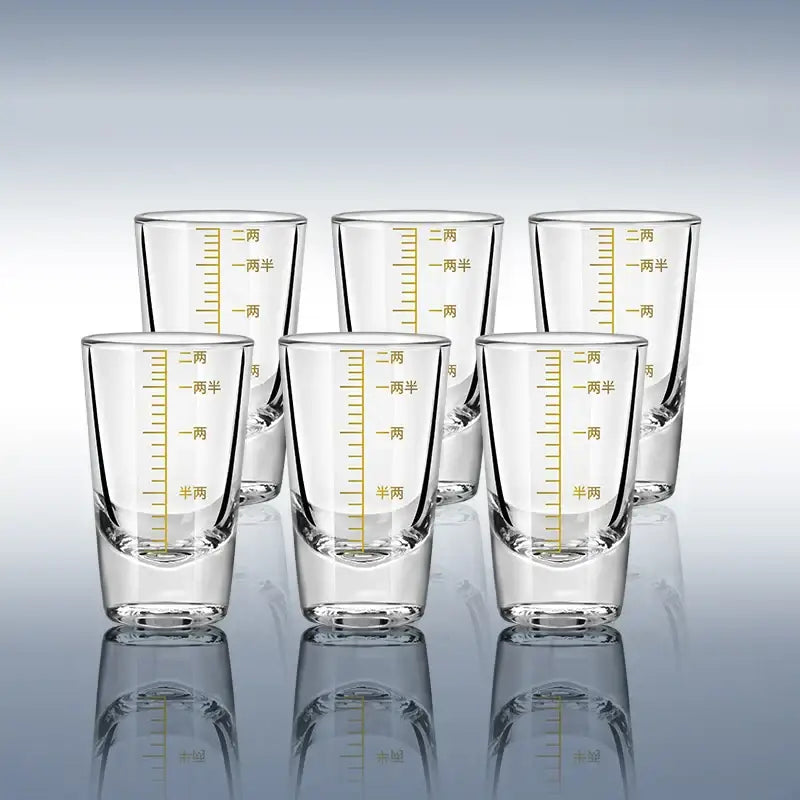 Modern graduated glass spirit set dining room brandy cups