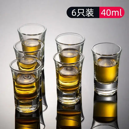 Modern graduated glass spirit set dining room brandy cups