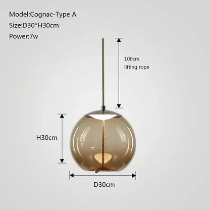 Modern gray glass chandelier knot pendant lamp for dining room