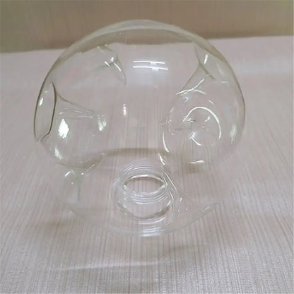 Modern gray glass shade replacement bedroom spherical lamp cover
