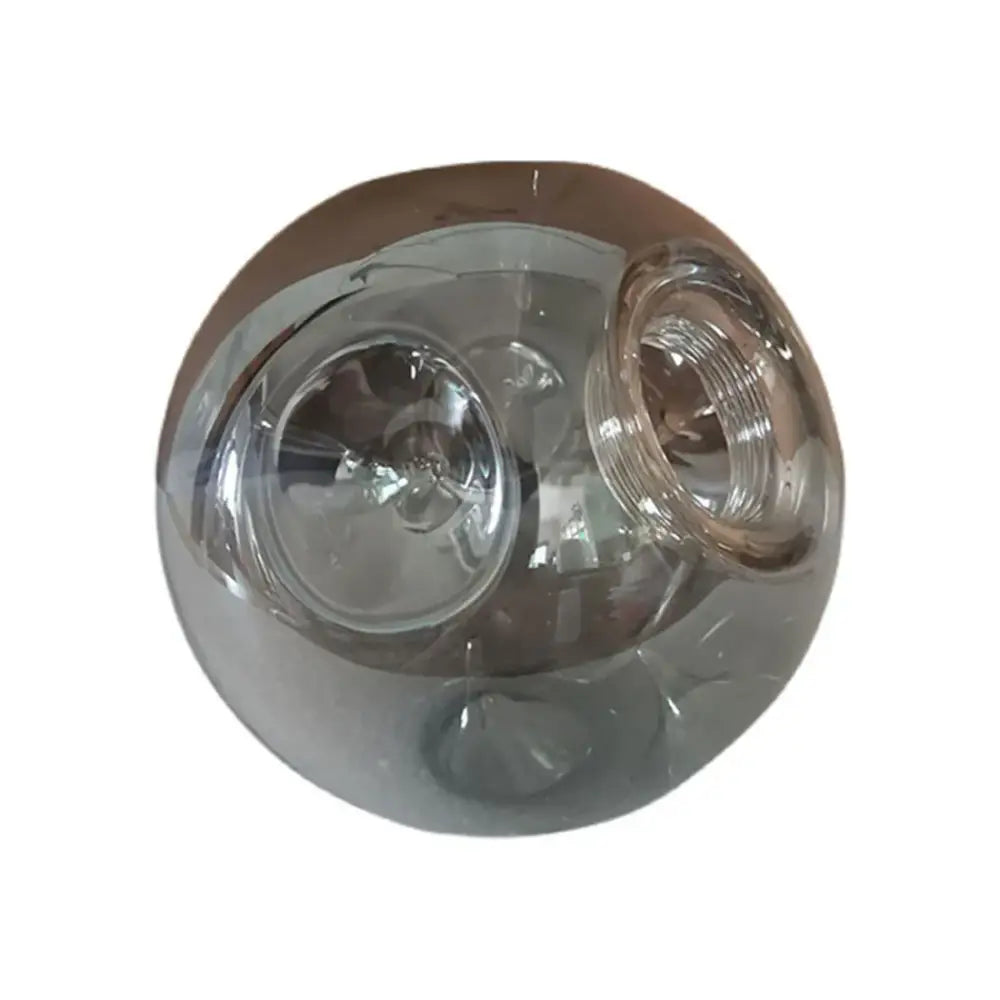 Modern gray glass shade replacement bedroom spherical lamp cover