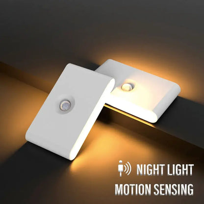 Modern gray induction night light motion sensor bedroom wall lamp
