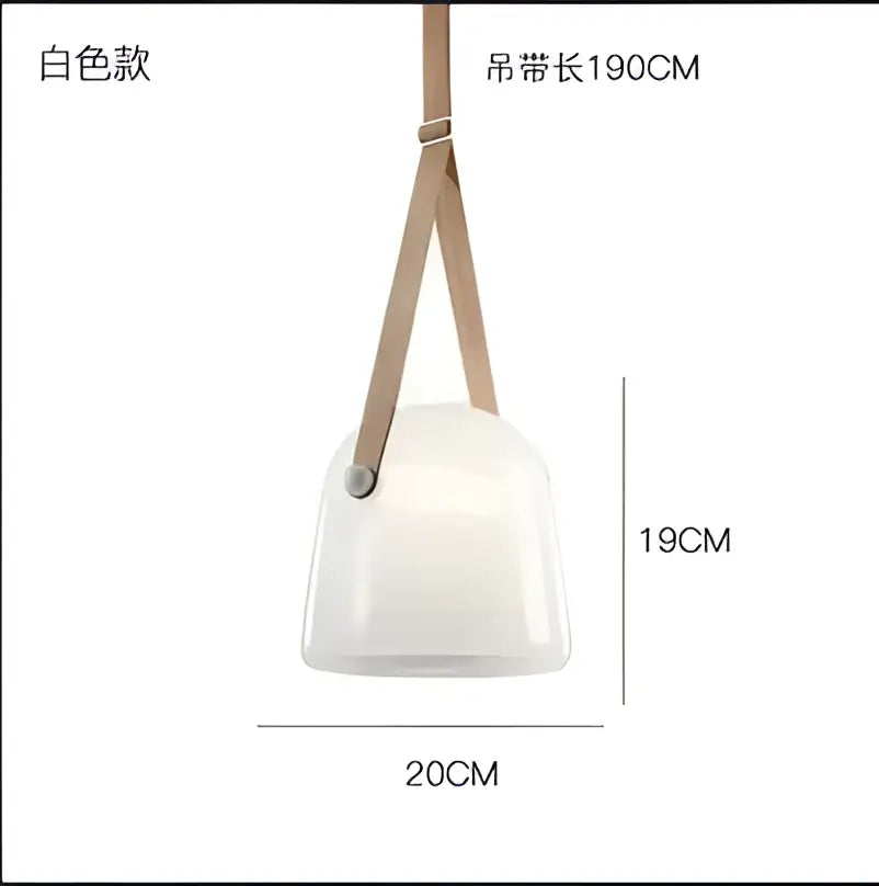 Modern gray & white glass chandelier living room light
