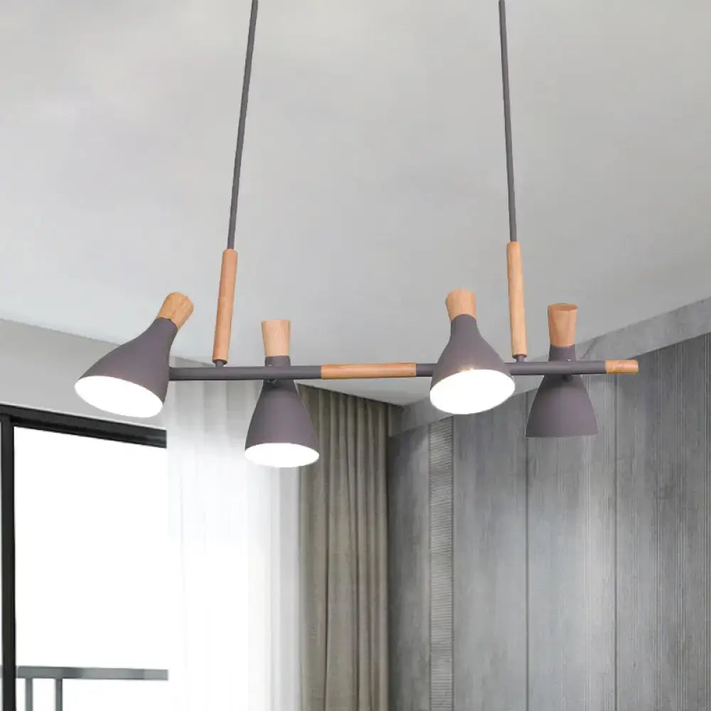 Modern green & grey kitchen pendant light e26 e27 bulb base