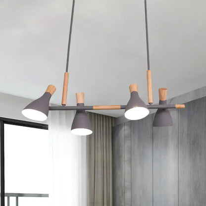 Modern green & grey kitchen pendant light e26 e27 bulb base