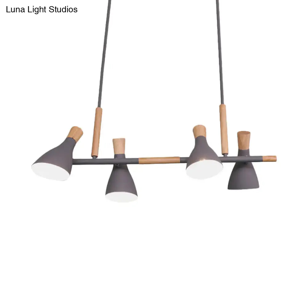 Modern green & grey kitchen pendant light e26 e27 bulb base
