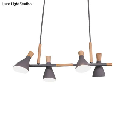 Modern green & grey kitchen pendant light e26 e27 bulb base