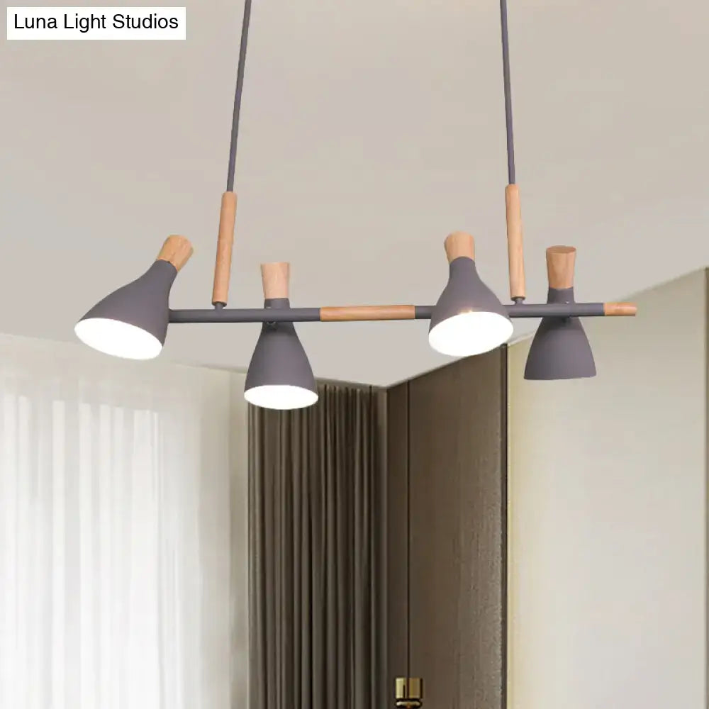 Modern green & grey kitchen pendant light e26 e27 bulb base