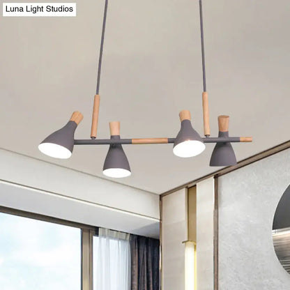 Modern green & grey kitchen pendant light e26 e27 bulb base