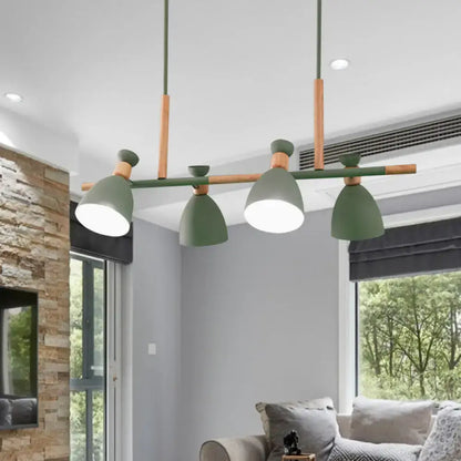 Modern green & grey kitchen pendant light e26 e27 bulb base
