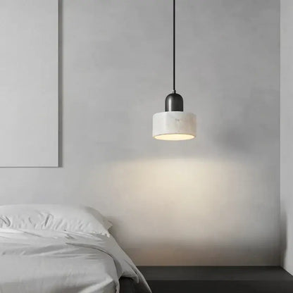 Modern green marble led pendant light – kitchen lighting fixture