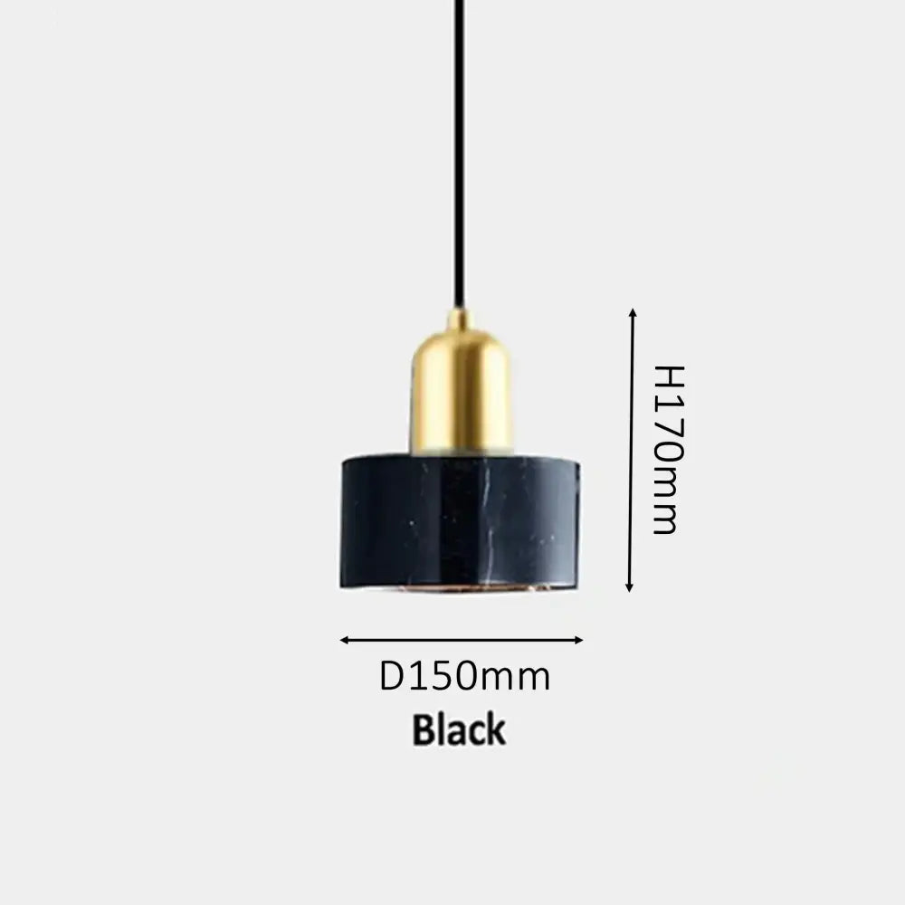 Modern green marble pendant light for dining room