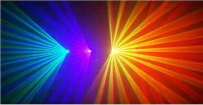 Modern green purple and pink lens rgby laser christmas projector bedroom