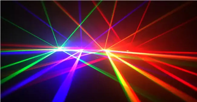 Modern green purple and pink lens rgby laser christmas projector bedroom