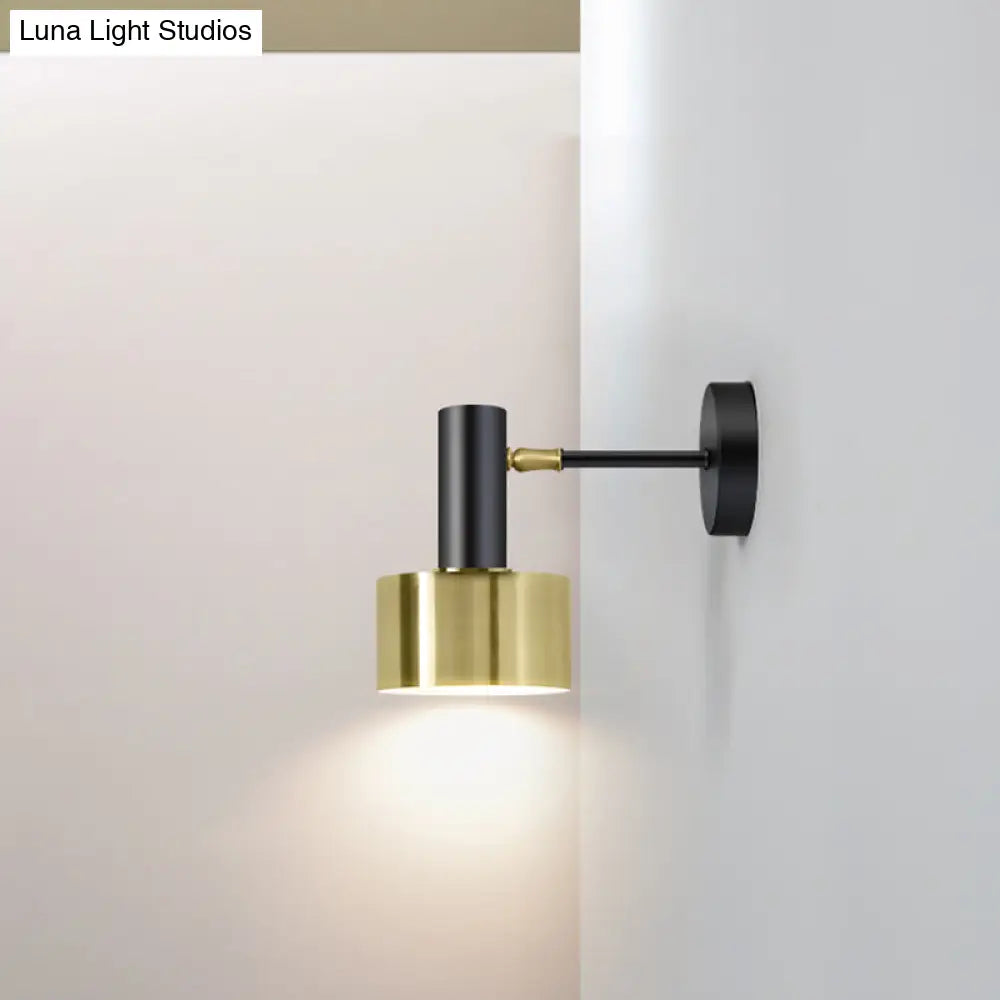 DecorBites™ Modern Grenade Shaped Wall Lamp - Metallic Single Bedside Lighting Fixture