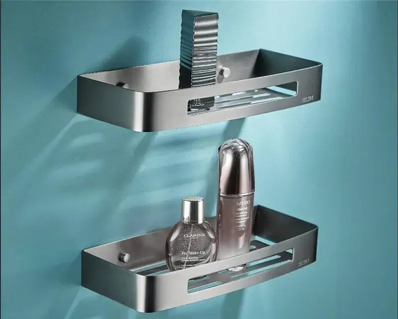 Modern grey bathroom accessories set stainless steel towel rack