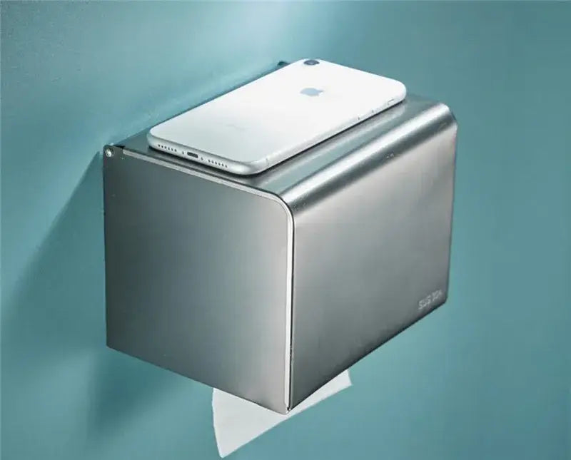 Modern grey bathroom accessories set stainless steel towel rack