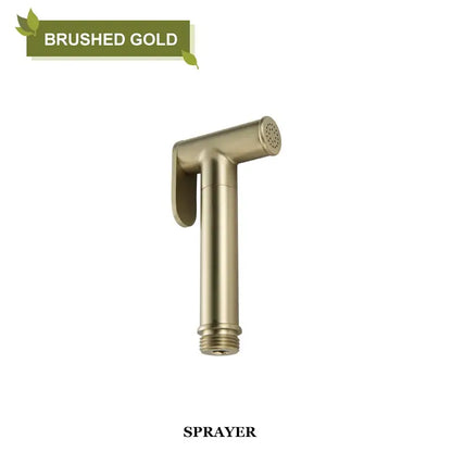 Modern grey brass bidet spray bathroom hot cold mixer valve