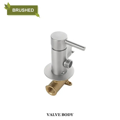 Modern grey brass bidet spray bathroom hot cold mixer valve