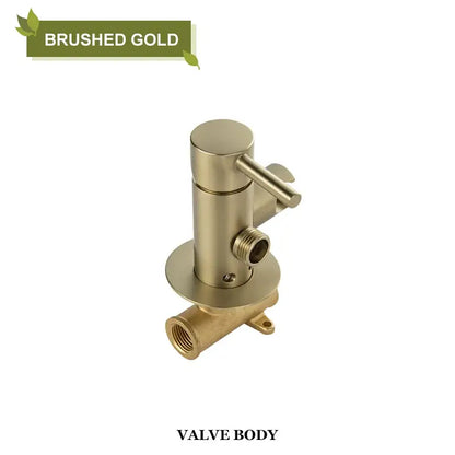 Modern grey brass bidet spray bathroom hot cold mixer valve