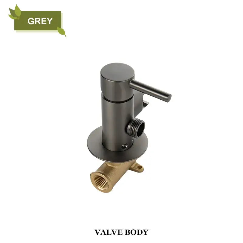 Modern grey brass bidet spray bathroom hot cold mixer valve