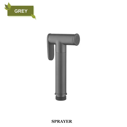 Modern grey brass bidet spray bathroom hot cold mixer valve