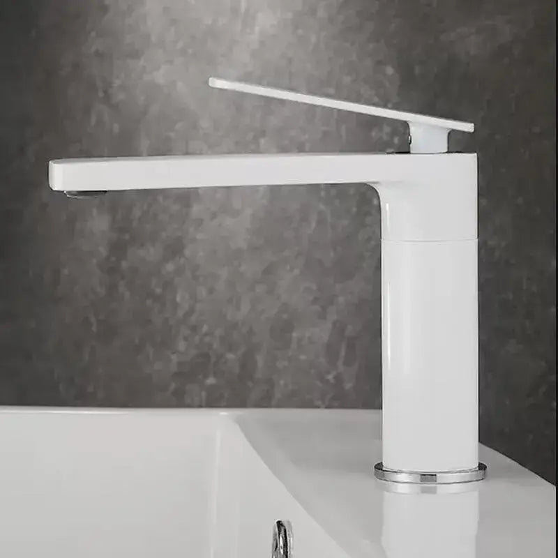 Modern gun gray waterfall basin faucet bathroom sink tap