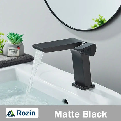 Modern gun grey basin faucet bathroom sink mixer tap