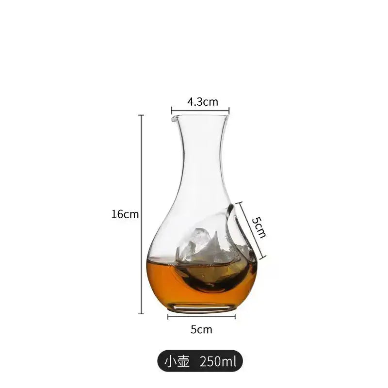 Modern hamster nest crystal glass wine decanter set dining room