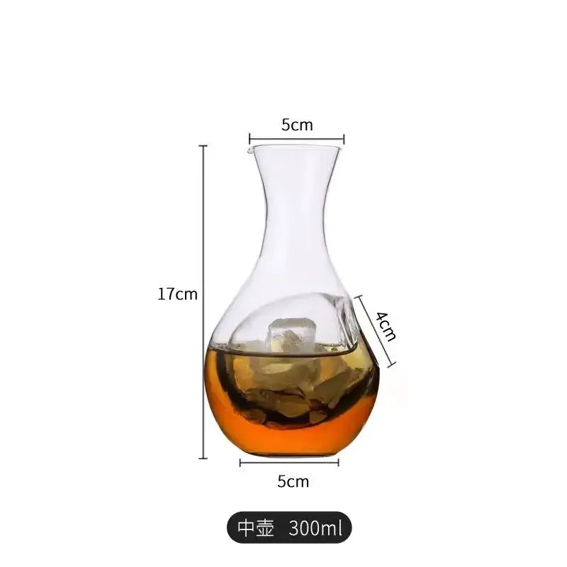 Modern hamster nest crystal glass wine decanter set dining room