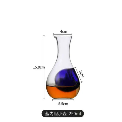 Modern hamster nest crystal glass wine decanter set dining room