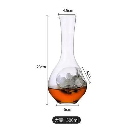 Modern hamster nest crystal glass wine decanter set dining room