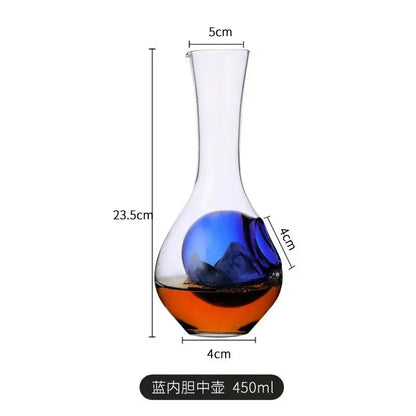 Modern hamster nest crystal glass wine decanter set dining room