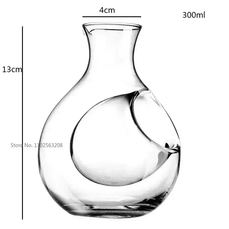 Modern hamster nest crystal glass wine decanter set dining room