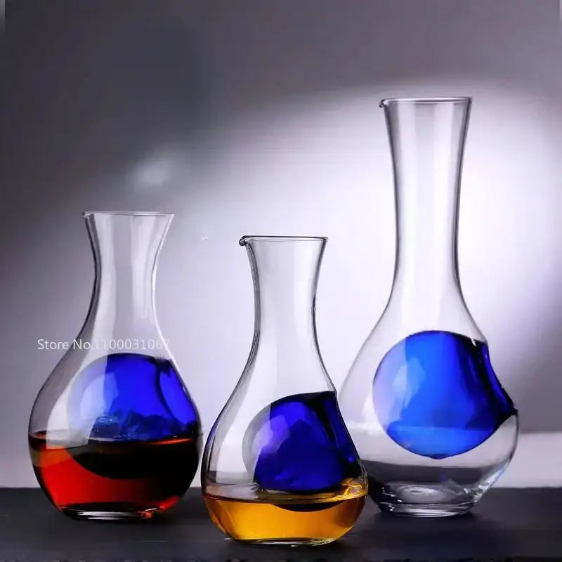 Modern hamster nest crystal glass wine decanter set dining room