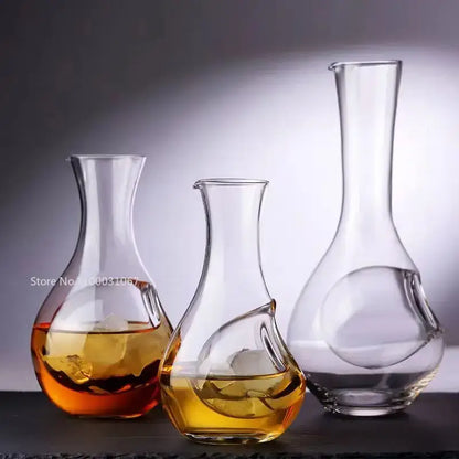 Modern hamster nest crystal glass wine decanter set dining room