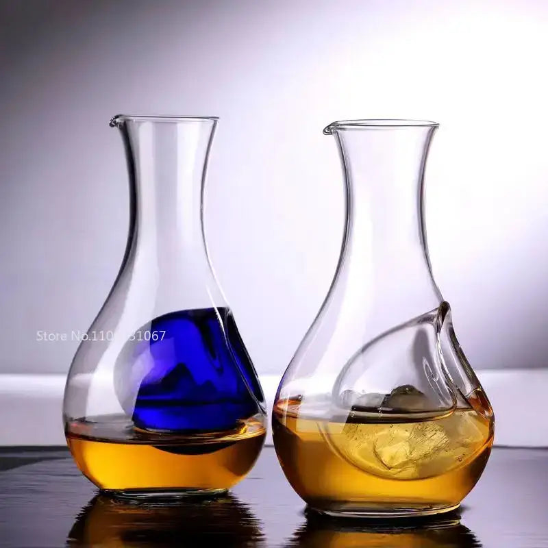 Modern hamster nest crystal glass wine decanter set dining room