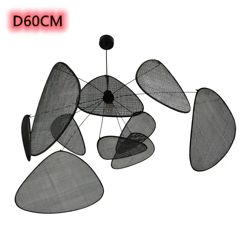 Modern hand made rattan pendant light for living room